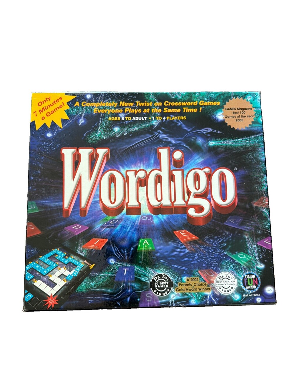 WORDIGO Crossword Board Game Complete RiverEdge Co. Best Games Winner 2004/2005